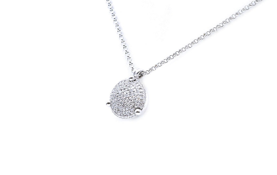 COLLANA PUNTO LUCE PAVÈ