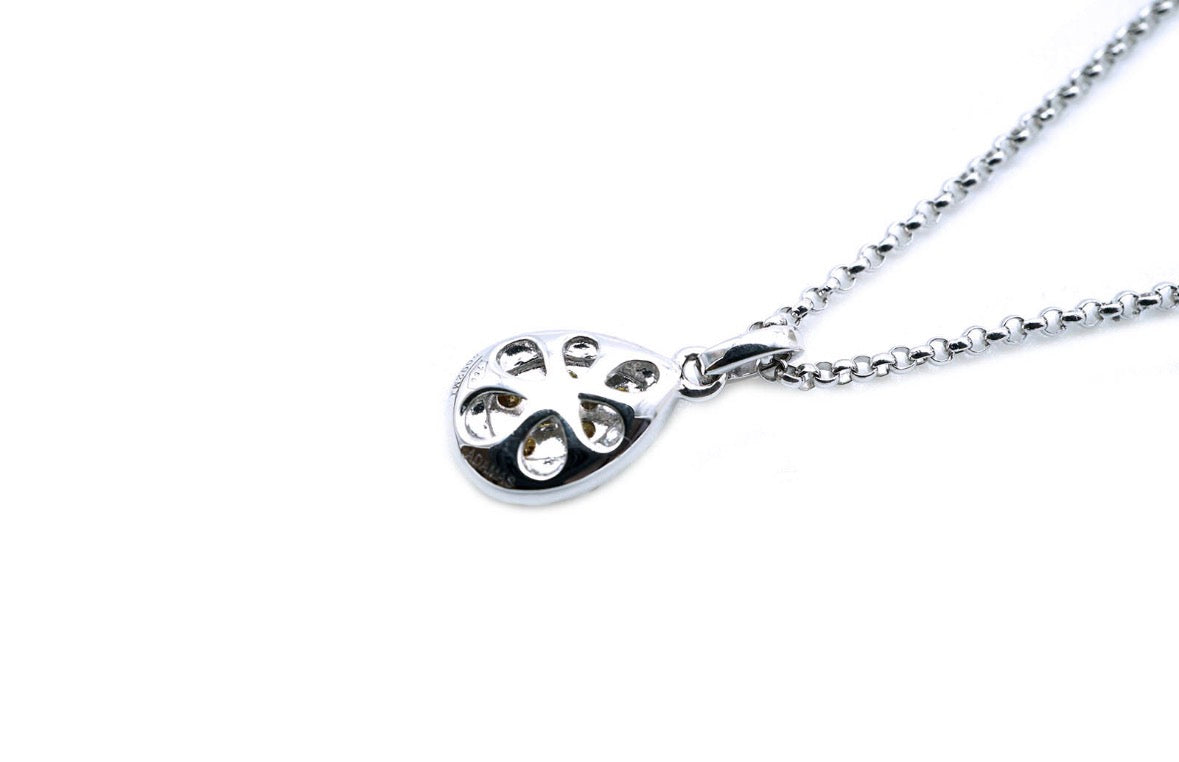 COLLANA PAVÈ DIAMANTI GIALLI