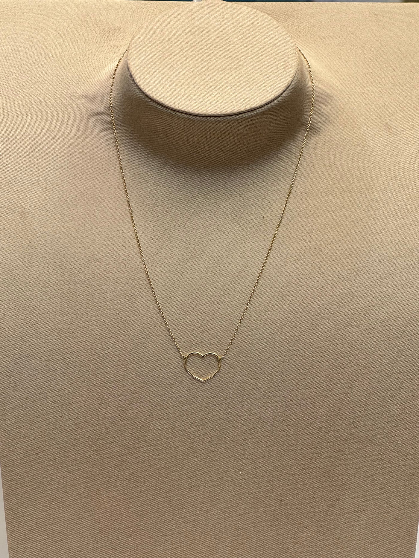 COLLANA ORO GIALLO CUORE
