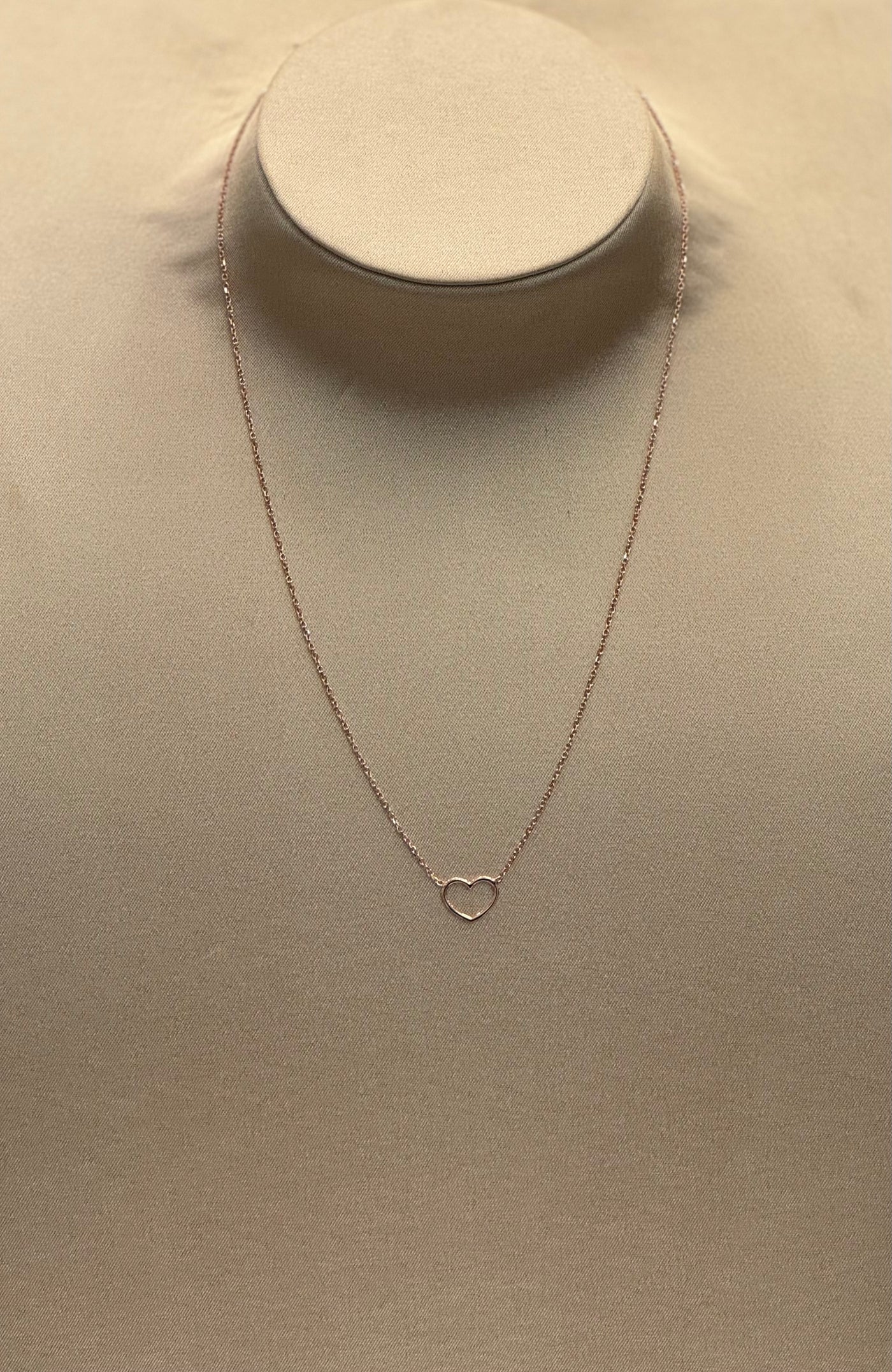 COLLANA ORO ROSA CUORE
