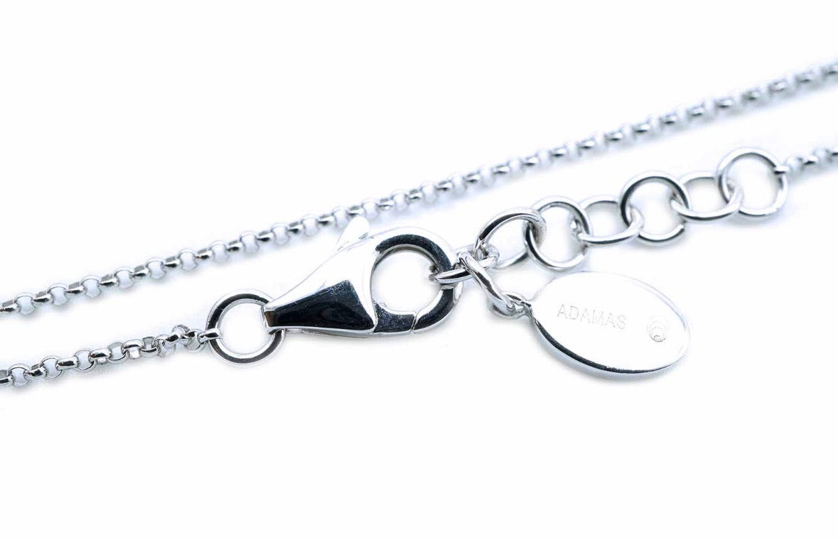 COLLANA PAVÈ DIAMANTI GIALLI