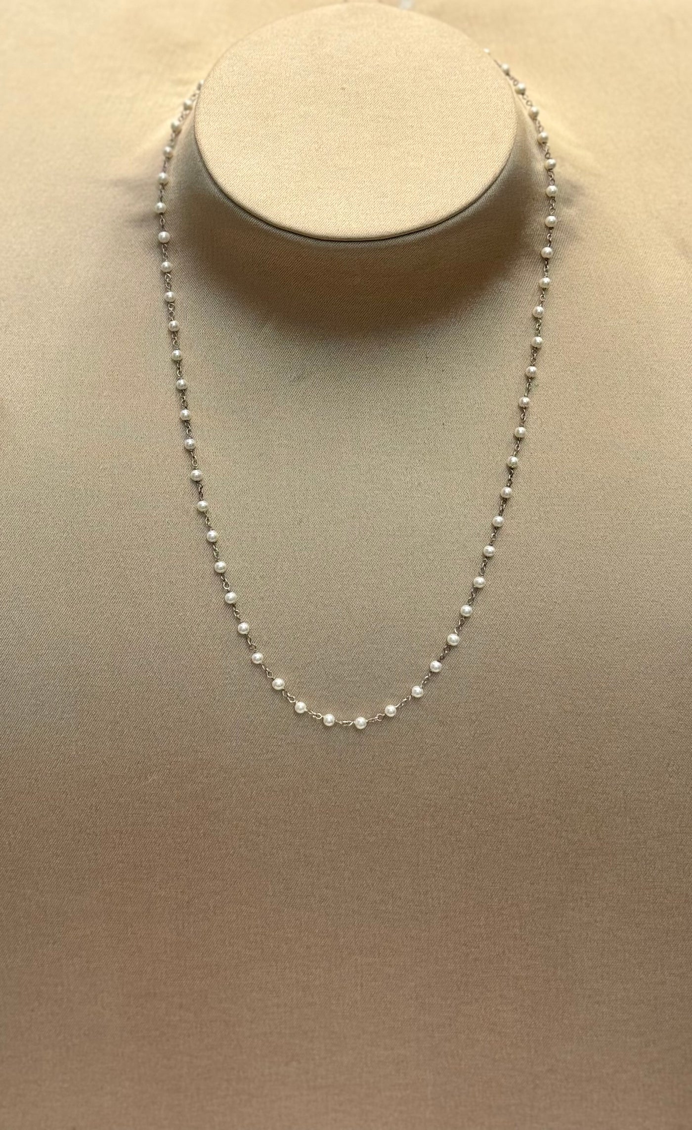 COLLANA ORO BIANCO