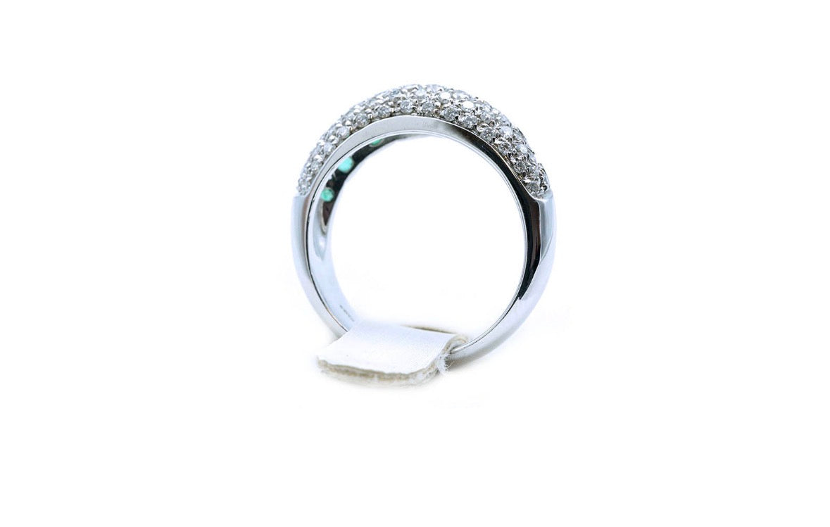 ANELLO DIAMANTI E SMERALDI