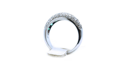 ANELLO DIAMANTI E SMERALDI