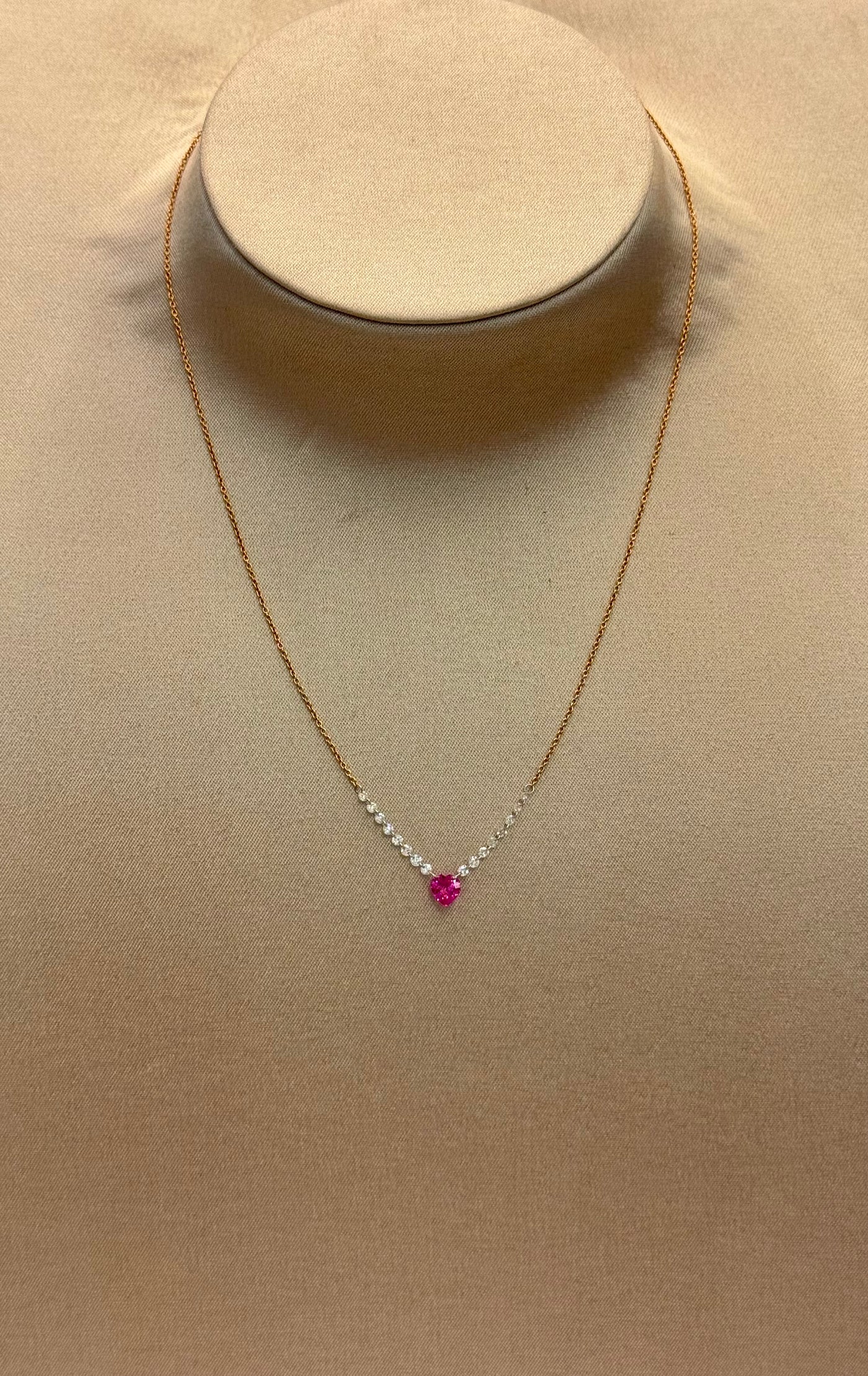 COLLANA CUORE ZAFFIRO