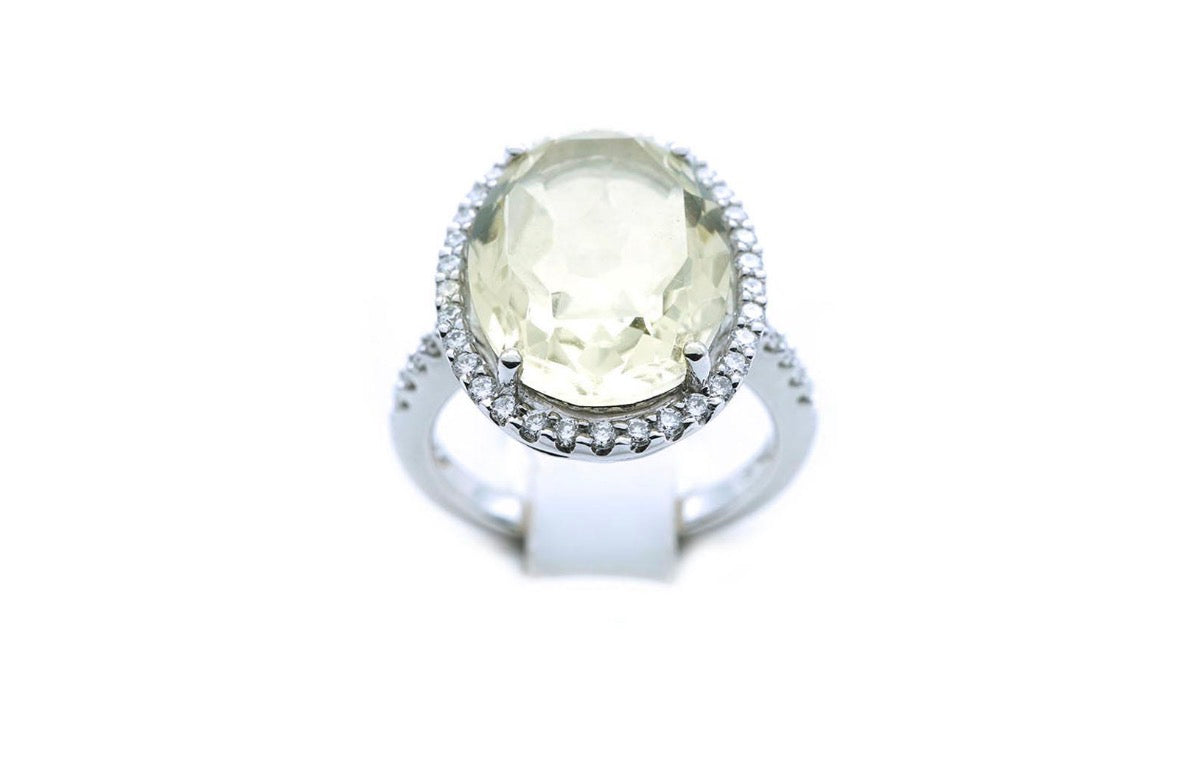 ANELLO QUARZO LEMON