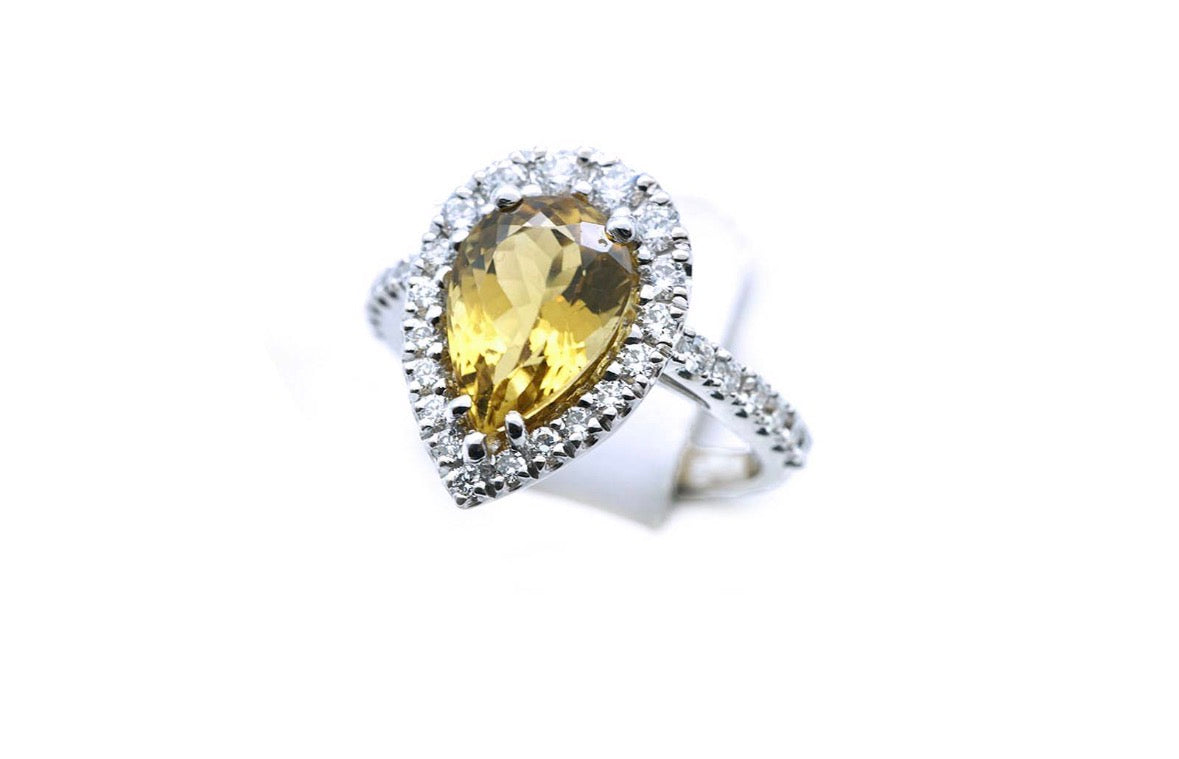 ANELLO GOCCIA TORMALINA