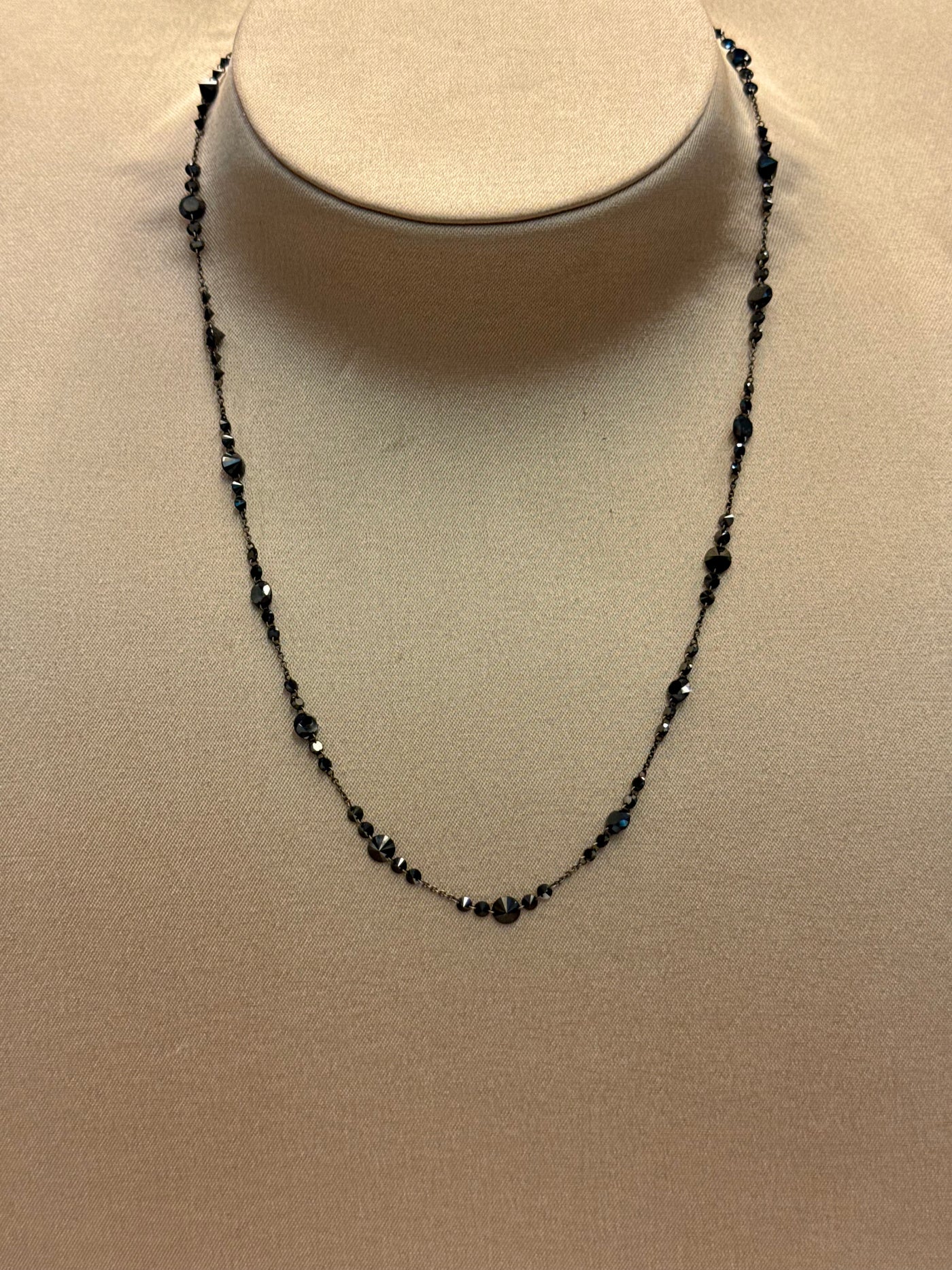 COLLANA DIAMANTI NERI