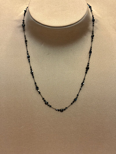 COLLANA DIAMANTI NERI