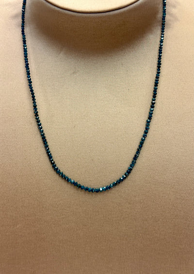COLLANA DIAMANTI BLU