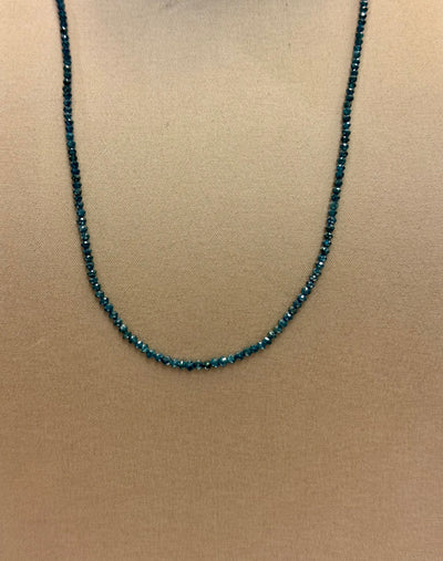 COLLANA DIAMANTI BLU