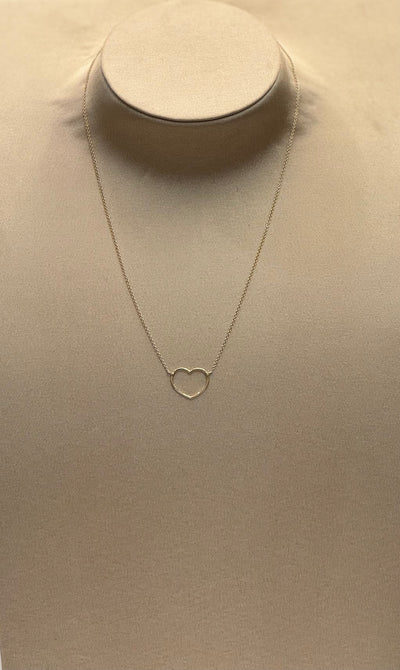COLLANA ORO GIALLO CUORE