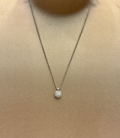 COLLANA PUNTO LUCE PAVÉ