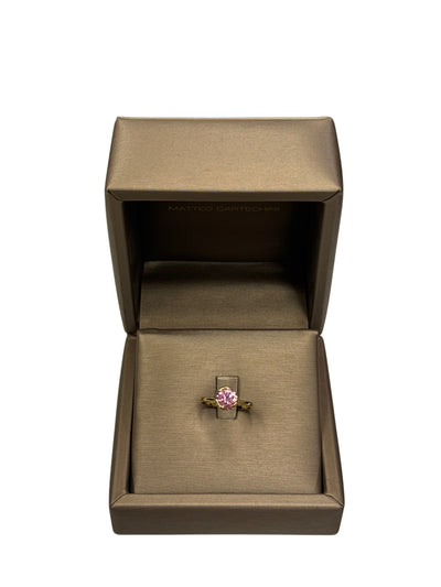 ANELLO CON QUARZO ROSA